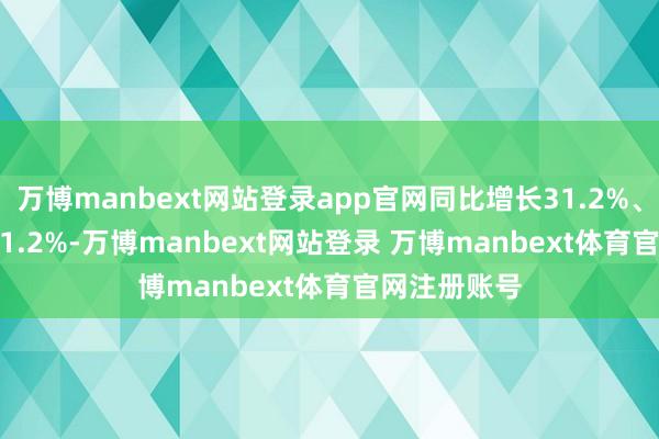 万博manbext网站登录app官网同比增长31.2%、49.6%及 21.2%-万博manbext网站登录 万博manbext体育官网注册账号